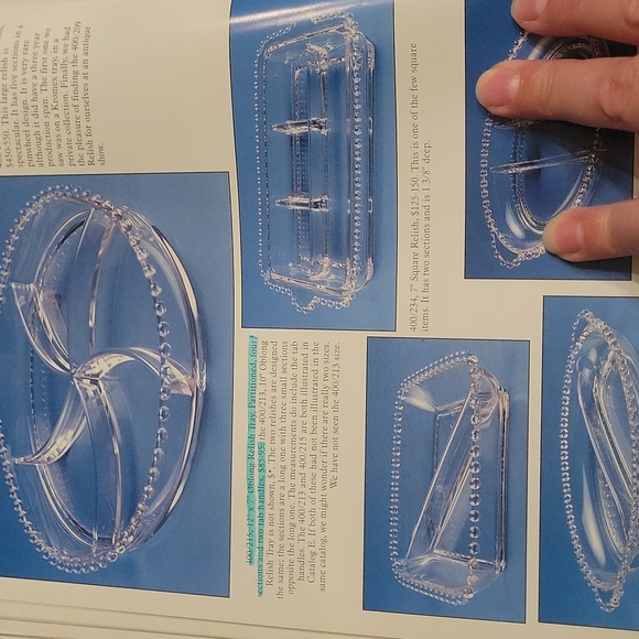 Candlewick Oblong Partitioned Relish Tray - Picture 5 of 7